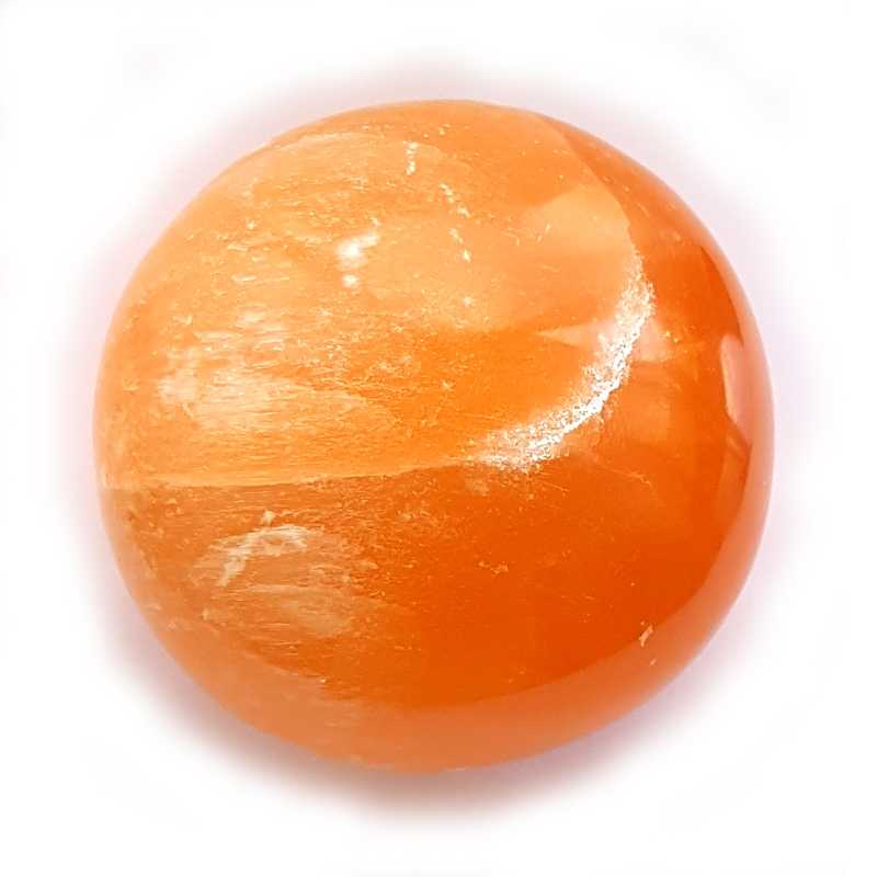 Orangen Calcit Kugel kleiner